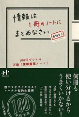 Nanaブックス『情報は1冊のノートにまとめなさい』が25万部突破
