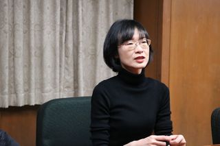 『百年泥』（新潮社刊）で芥川賞を受賞した石井遊佳さん