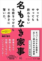 やってもやっても終わらない名もなき家事に名前をつけたらその多さに驚いた。