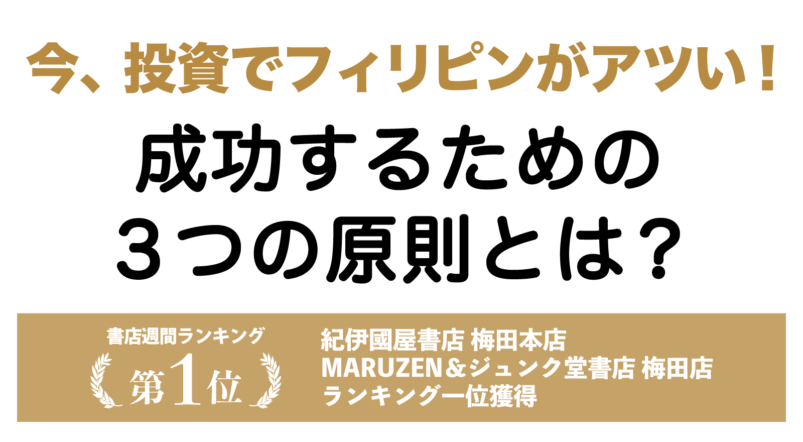 今、投資でフィリピンがアツい！成功するための３つの原則とは？