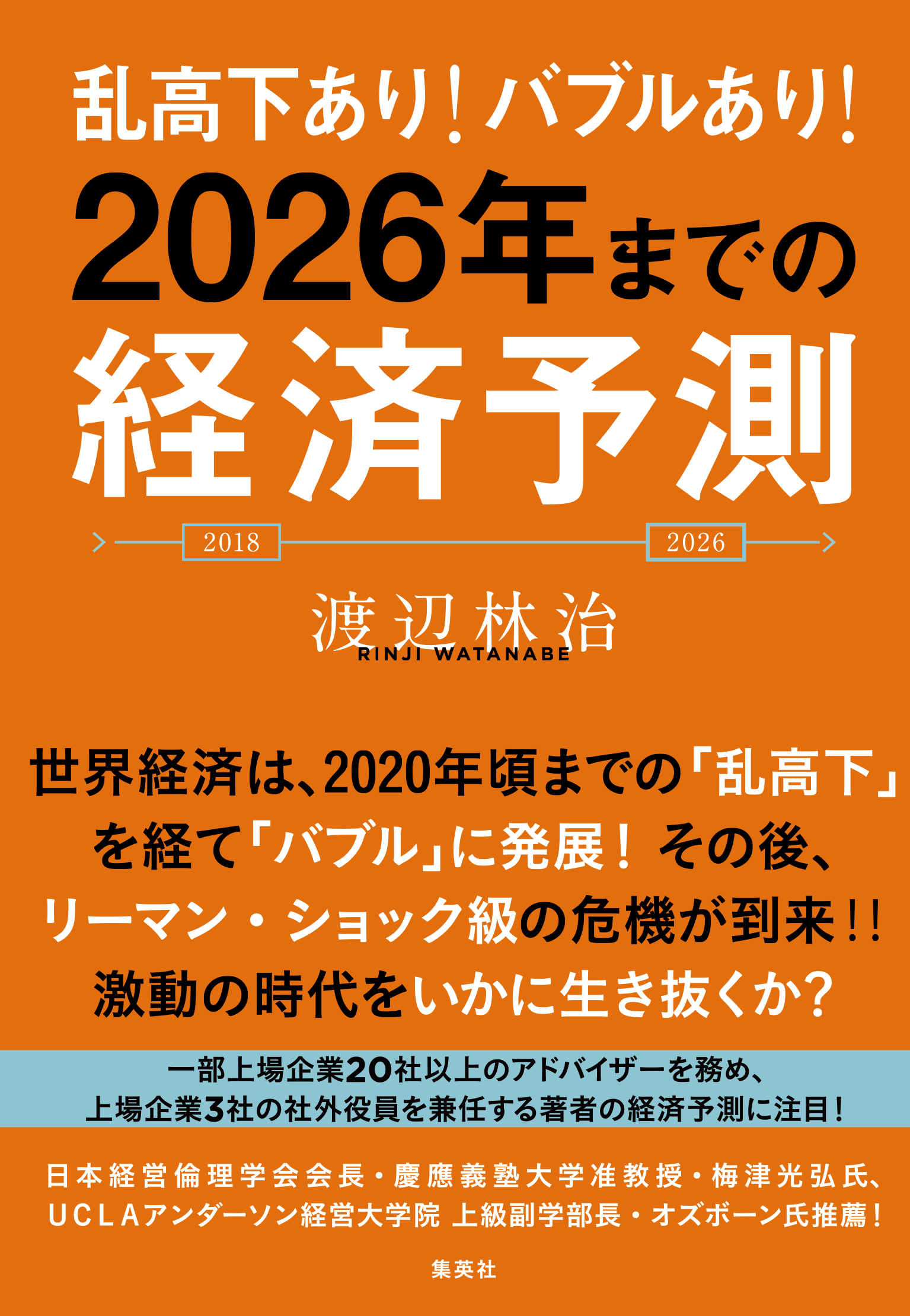 amazonへのリンク「乱高下あり！バブルあり！2026年までの経済予測」