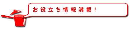 お役立ち情報満載！