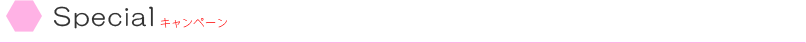 Special(キャンペーン)